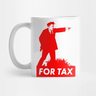 Humorous Tax Illustration Mug